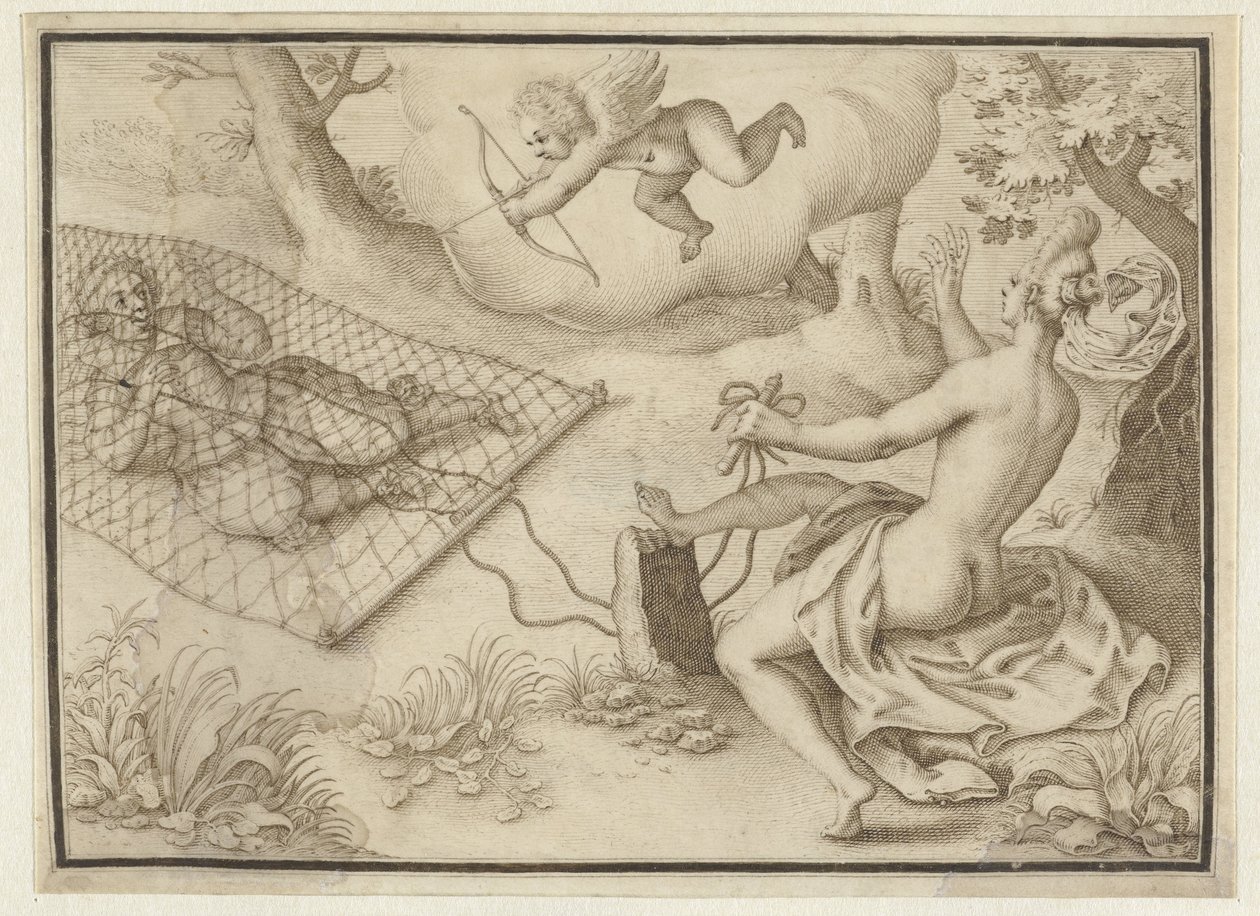 Kampnettet av Adriaen Matham (possibly)