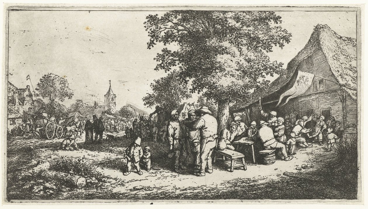 Bondemesse av Adriaen van Ostade