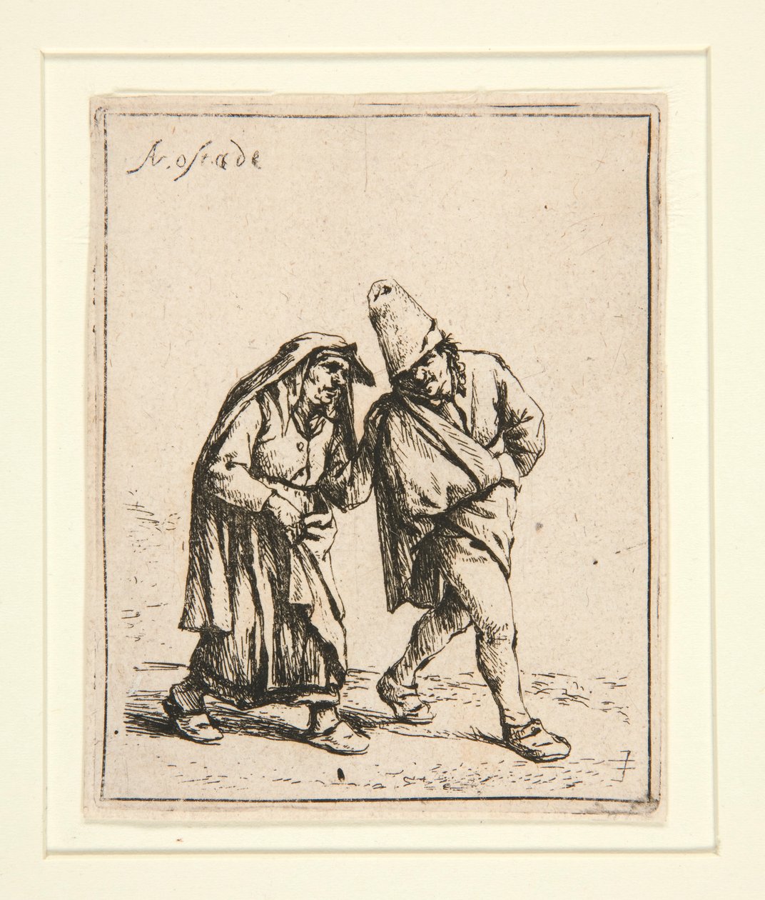 Paret går av Adriaen van Ostade
