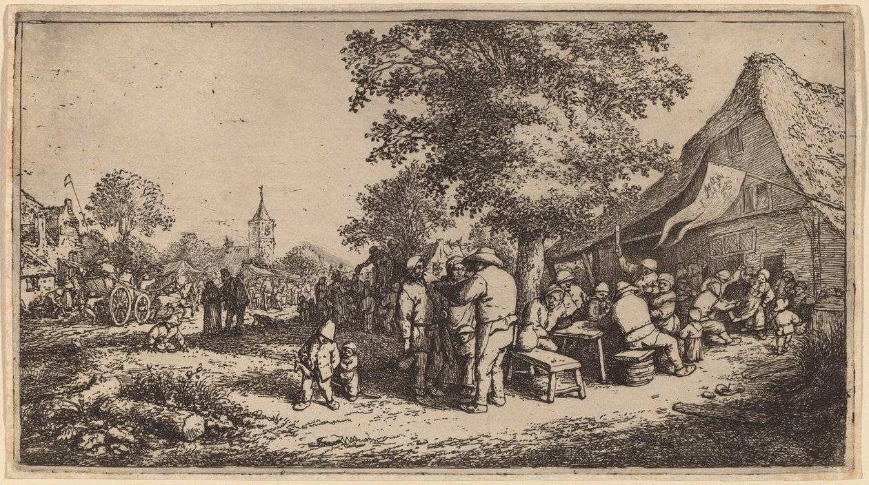 Markedet av Adriaen van Ostade