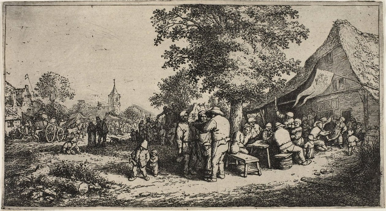 Markedet av Adriaen van Ostade