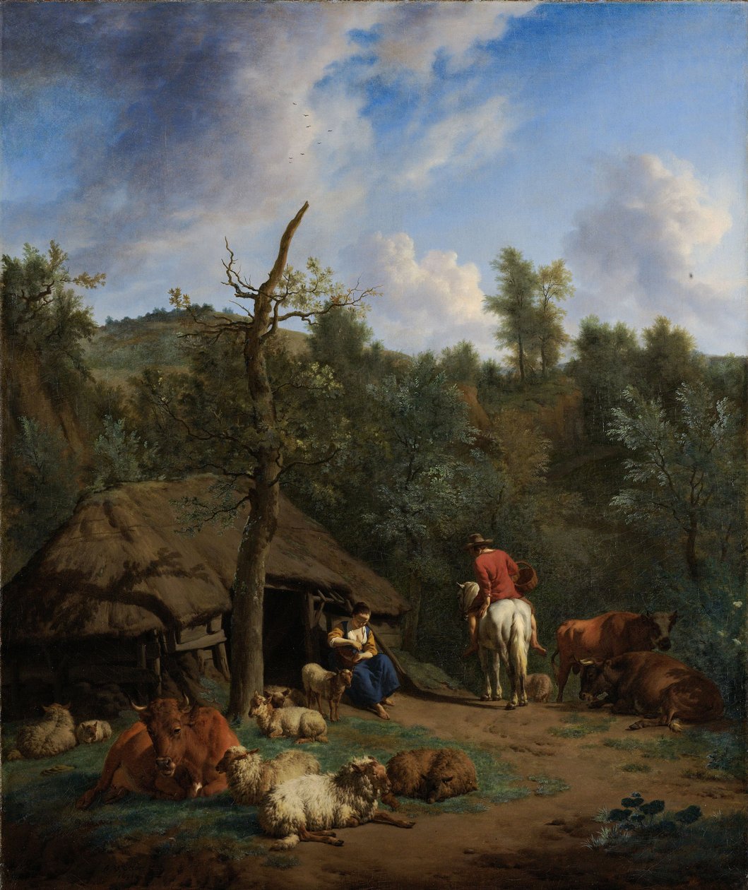 The Hut, 1671 av Adriaen van de Velde