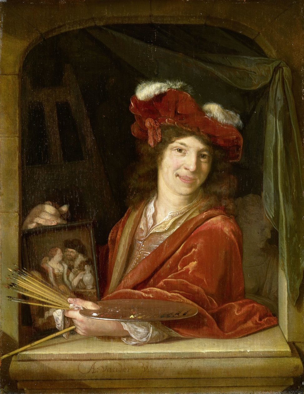 En ung maler av Adriaen van der Werff