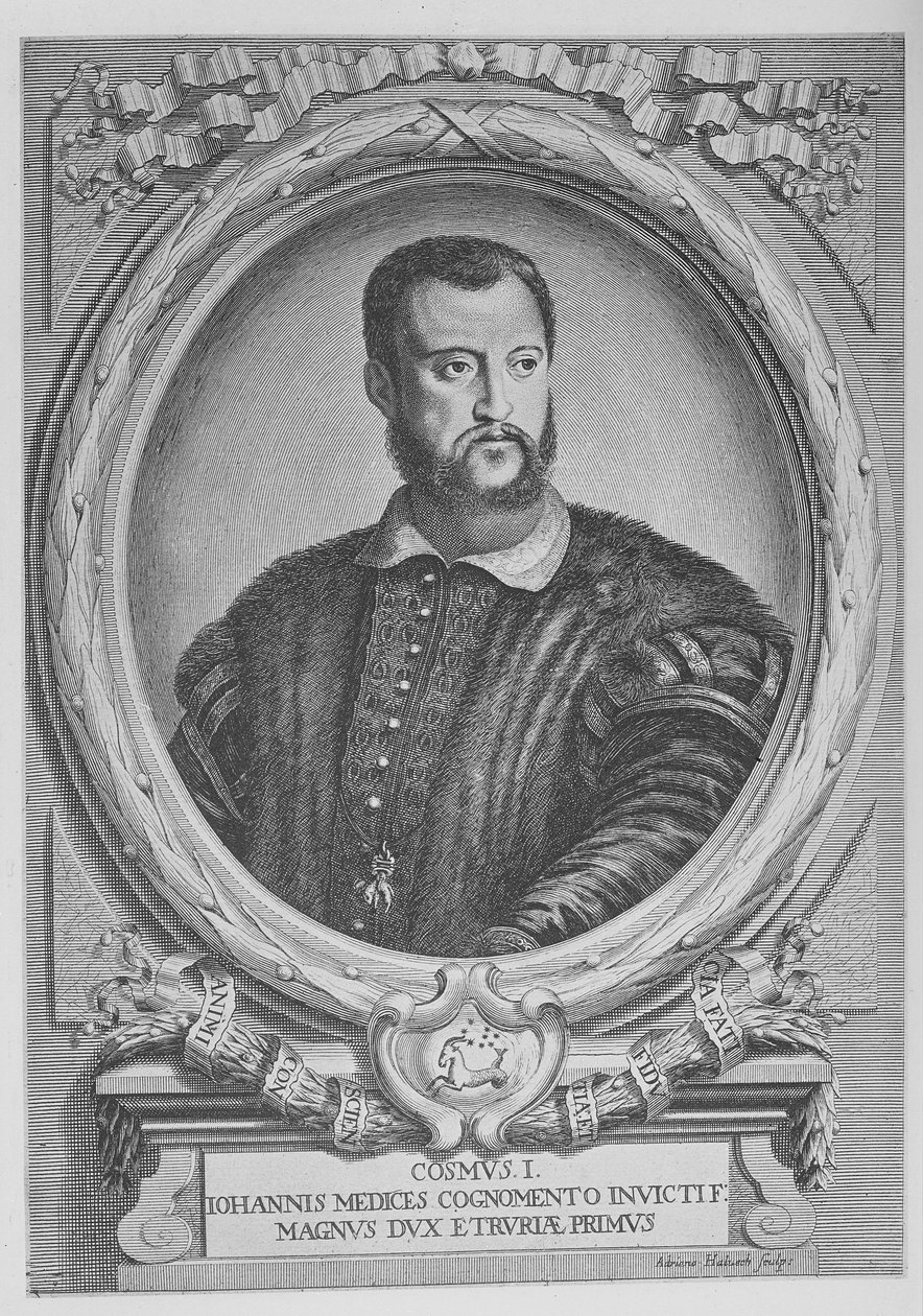 Cosimo I de'Medici, storhertug av Toscana av Adrian Haelwegh