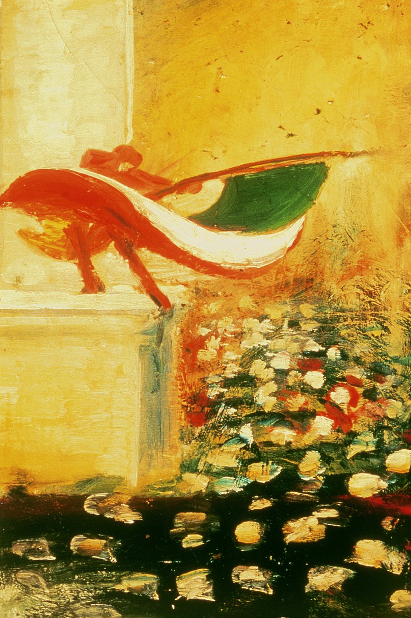 The Intervention, 1915 (olje på kort) av Adriana Bisi Fabbri