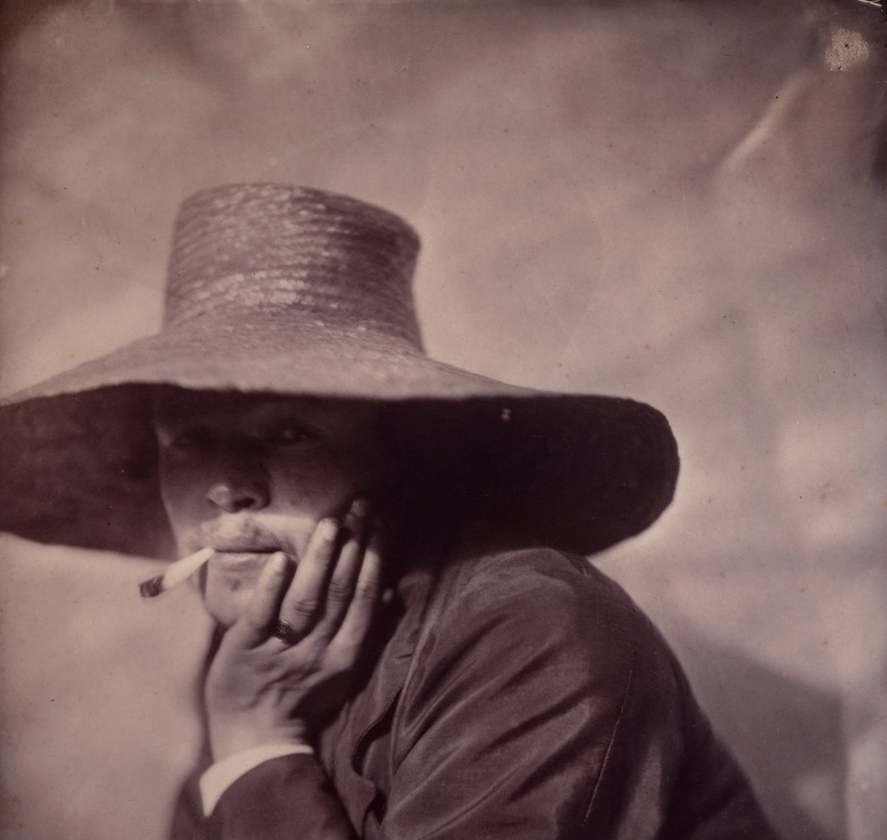 [Selvportrett], ca. 1855. av Adrien Alban Tournachon