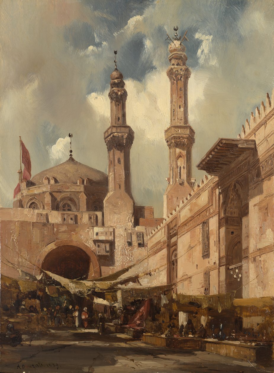 En basar i Kairo, 1839. av Adrien Dauzats