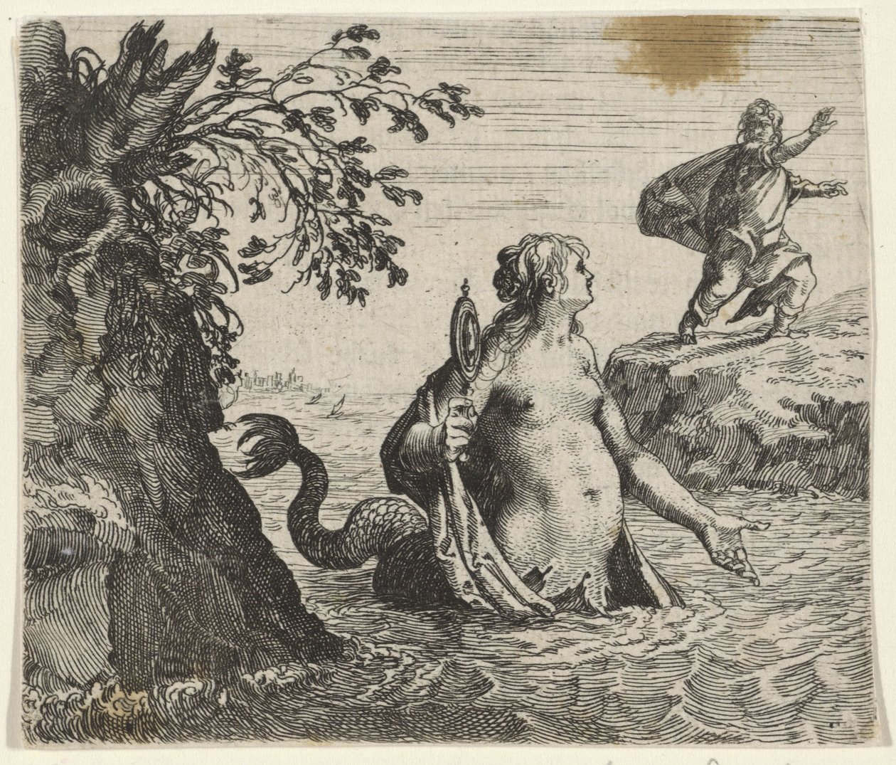 Havfruens fabel av Egidius  Sadeler (II)