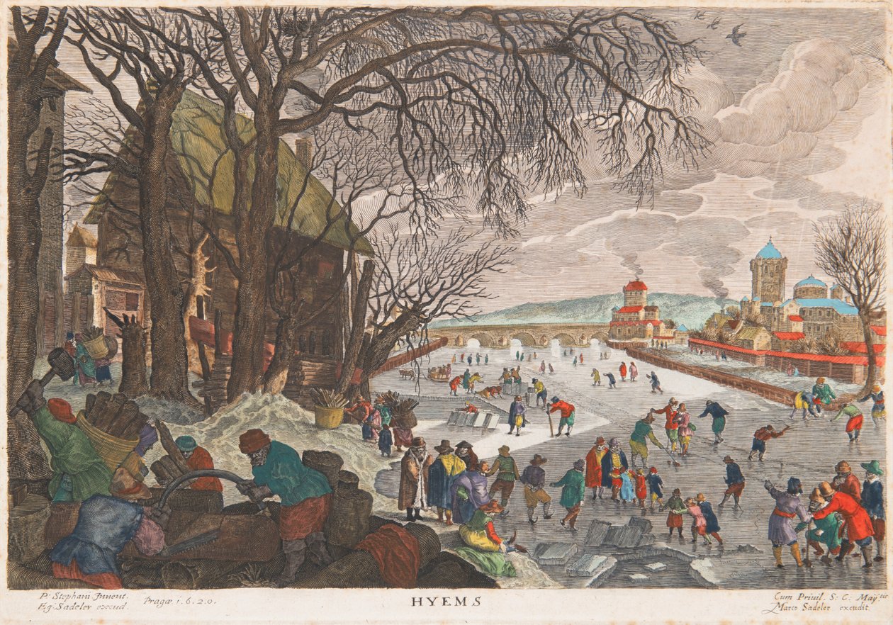 Allegory of Winter, 1620. av Aegidius Sadeler