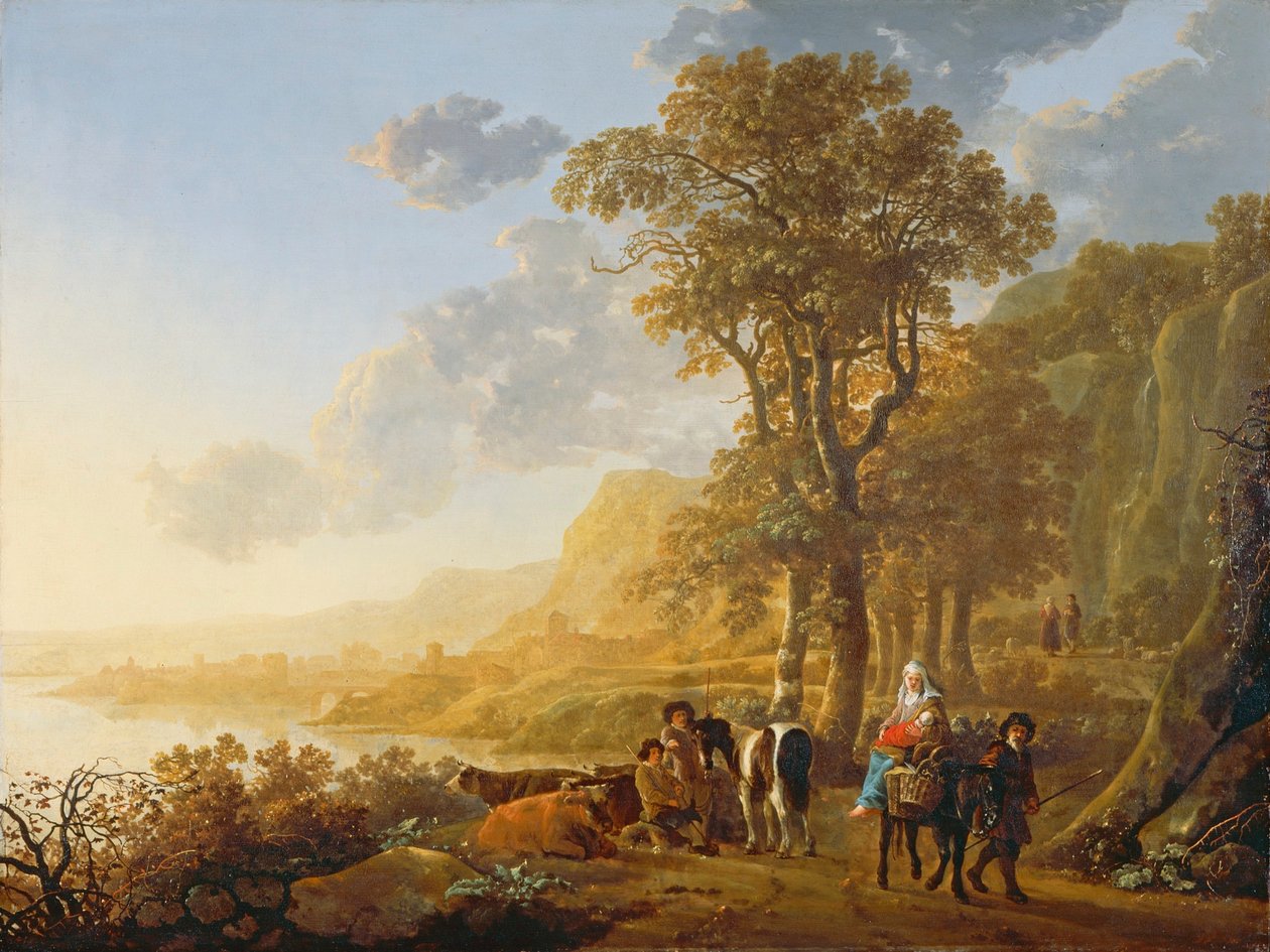Flyet til Egypt av Aelbert Cuyp