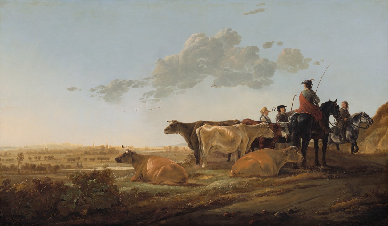 Landskap med gjetere av Aelbert Cuyp