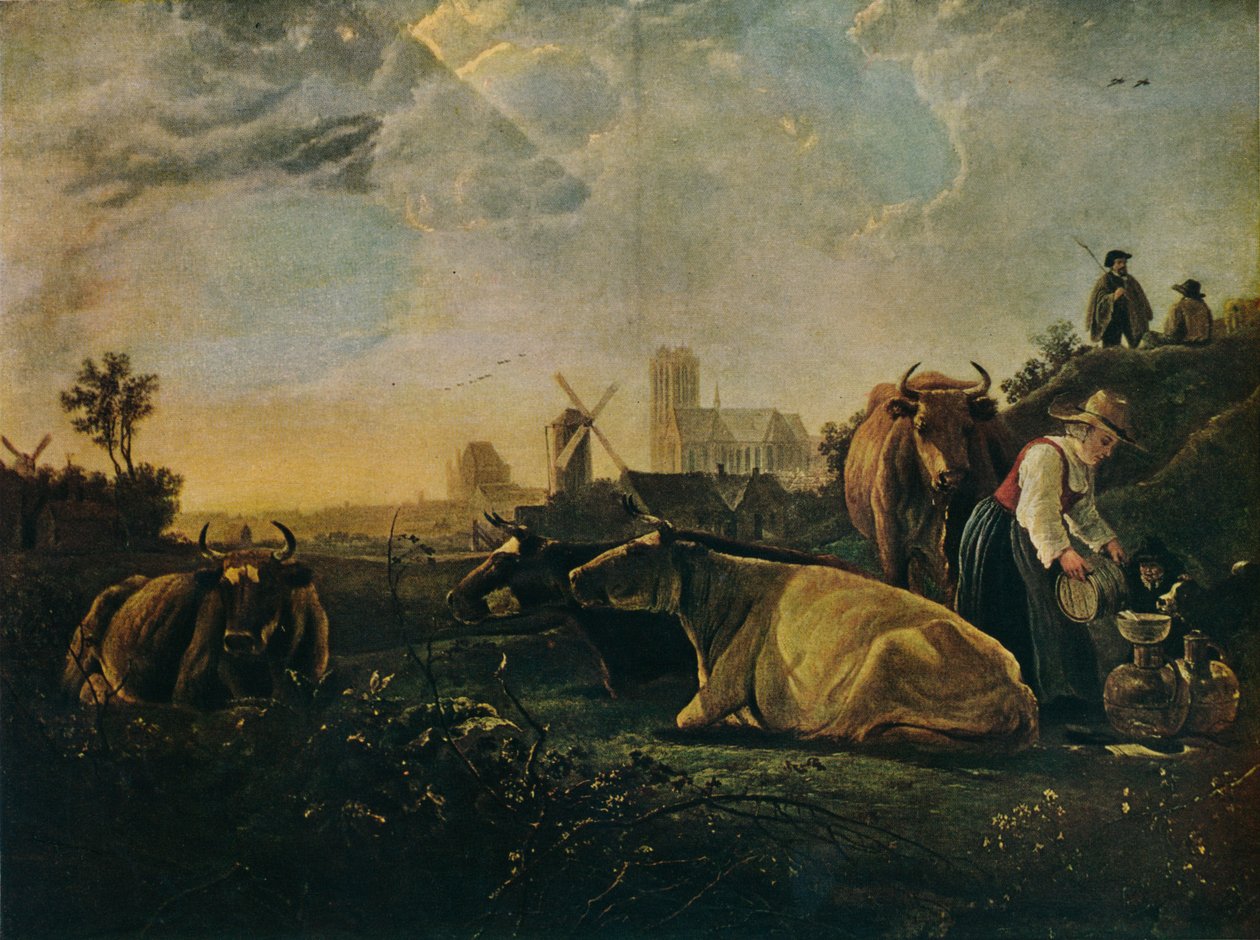 The Large Dort, c1650 av Aelbert Cuyp