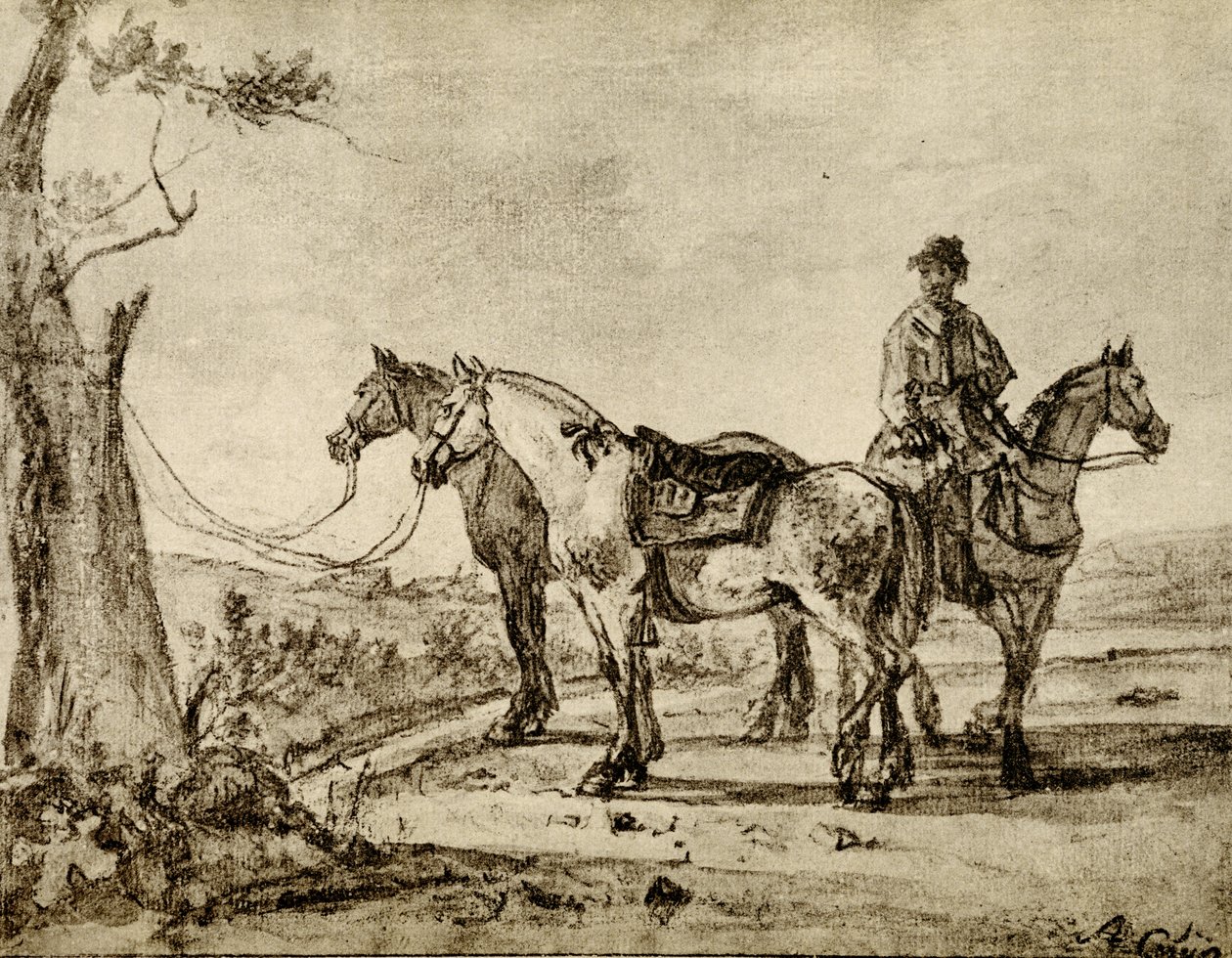 Tre hester av Aelbert Cuyp