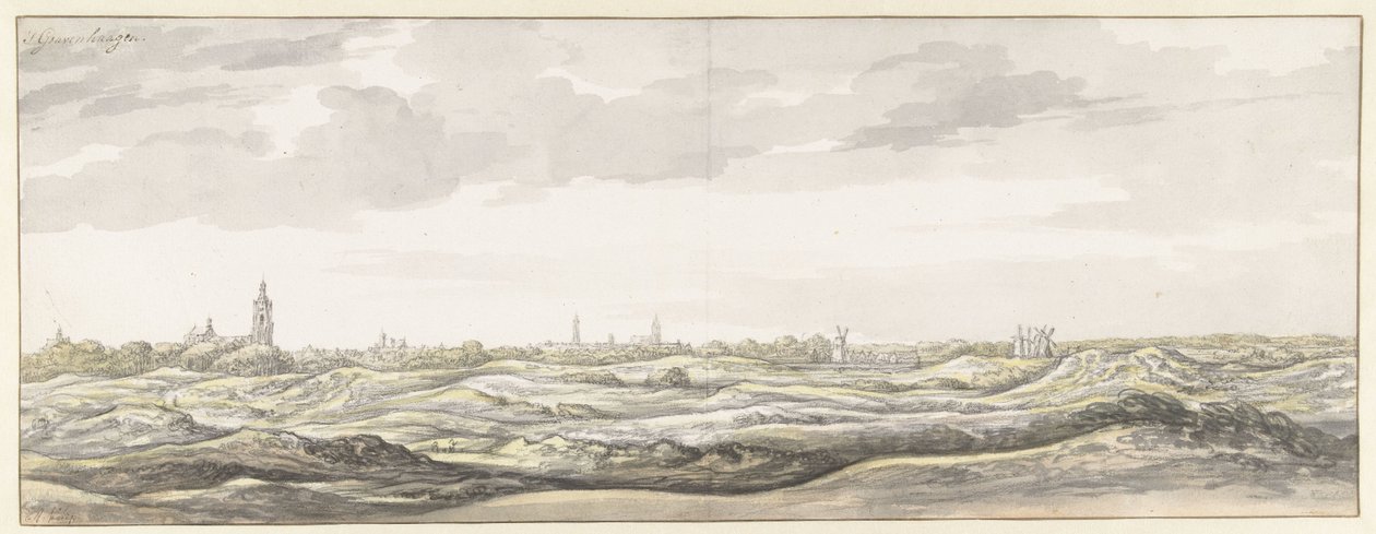Utsikt over Haag av Aelbert Cuyp