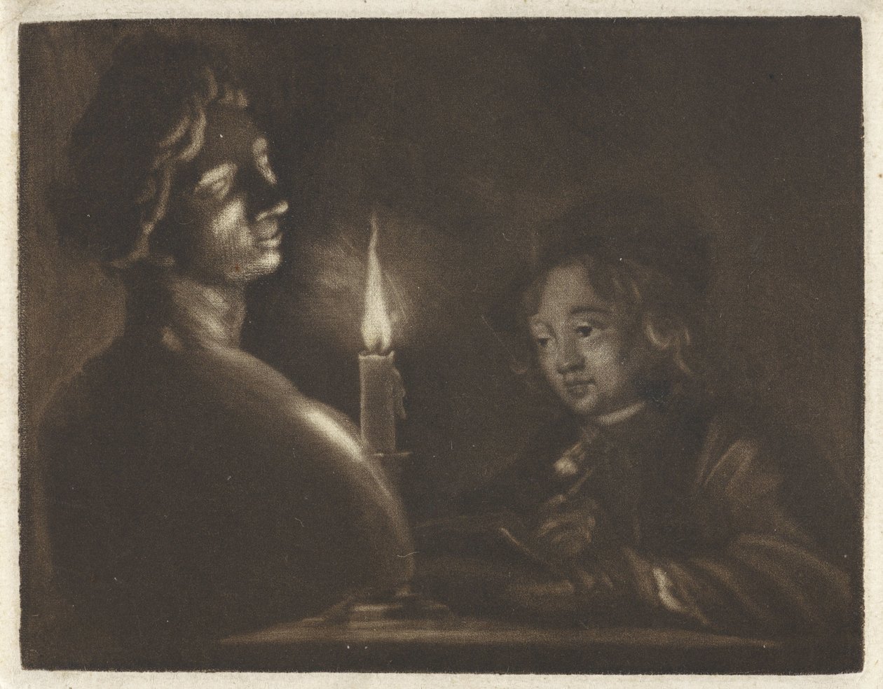 Tegnegutt av Aert Schouman
