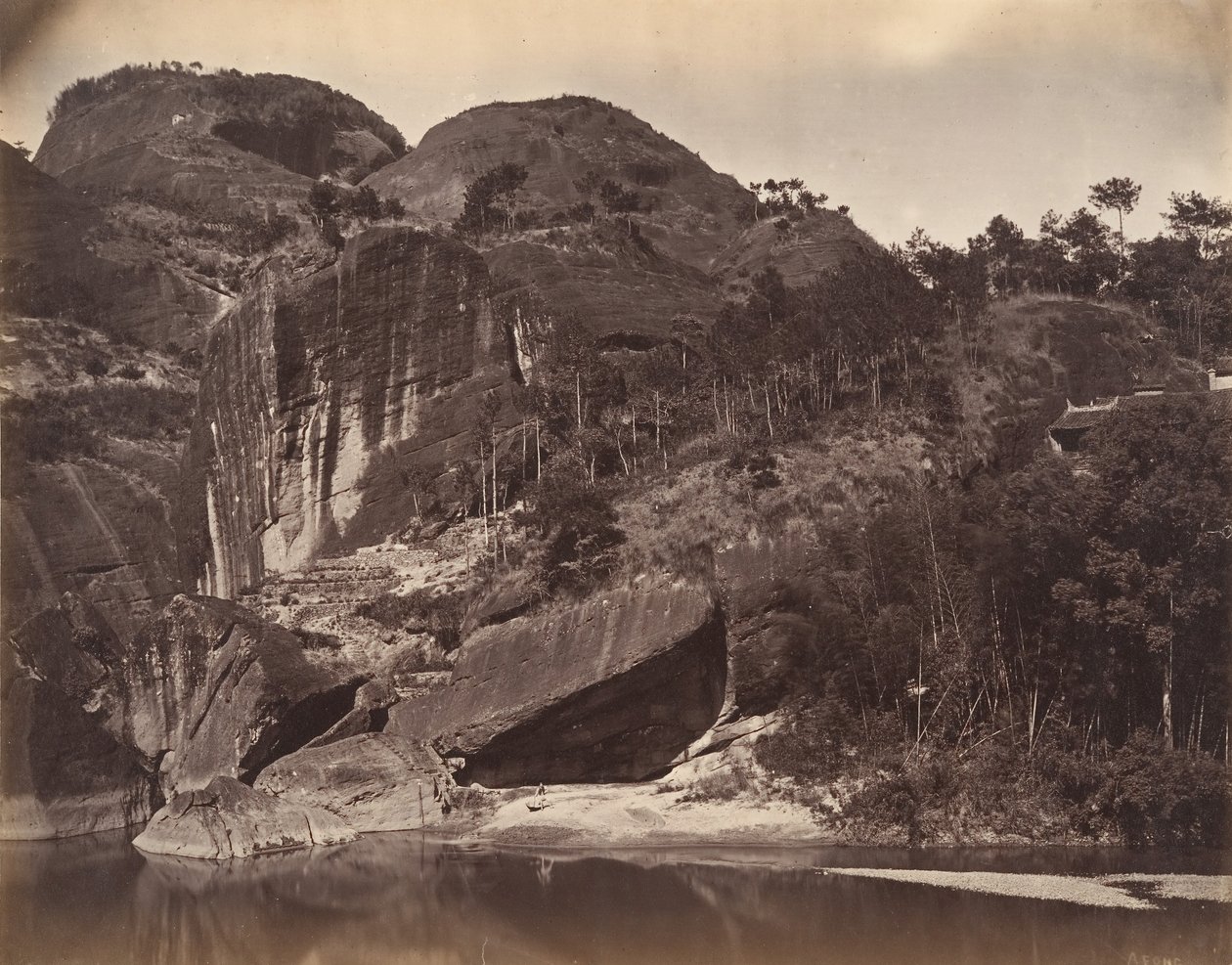 Hisiu Peak, ca. 1869. av Afong Lai