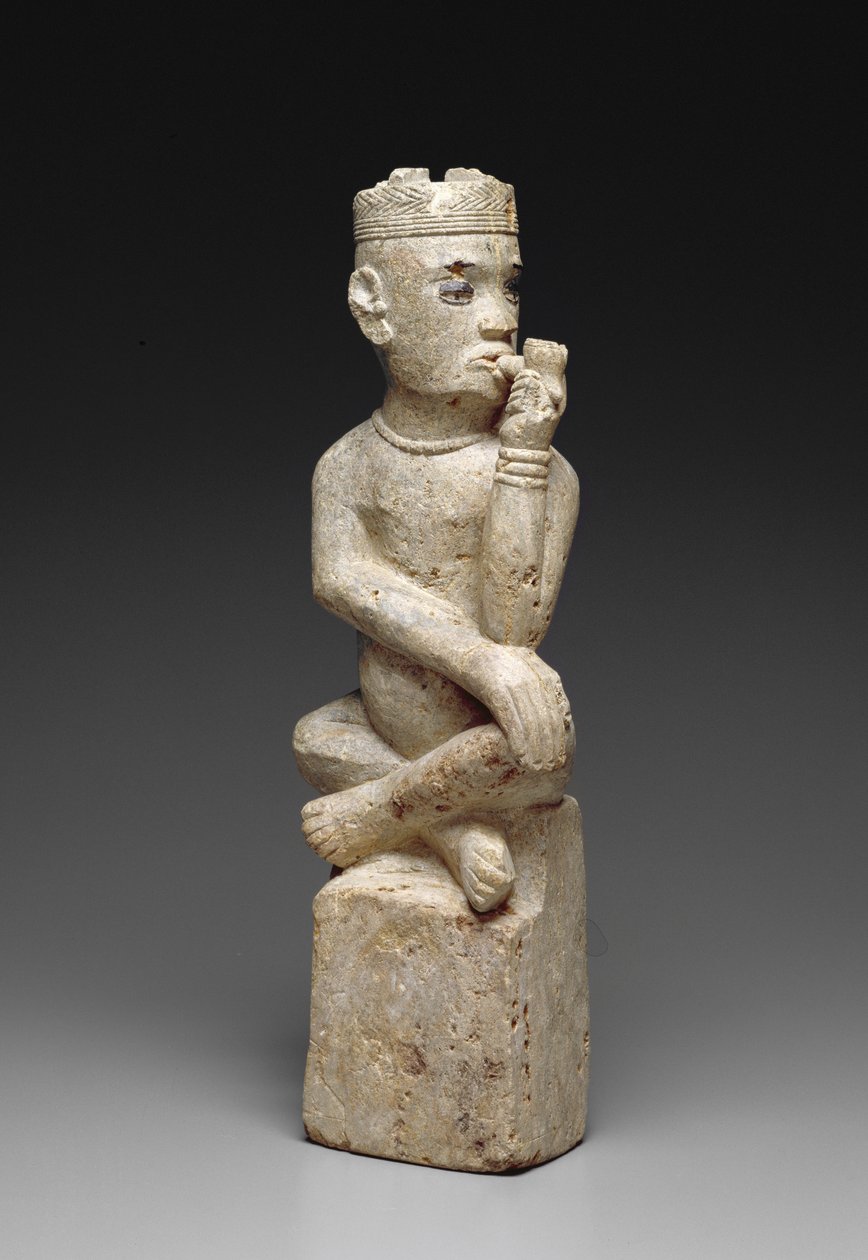Gravmarker, fra Kongo (steatitt) av African