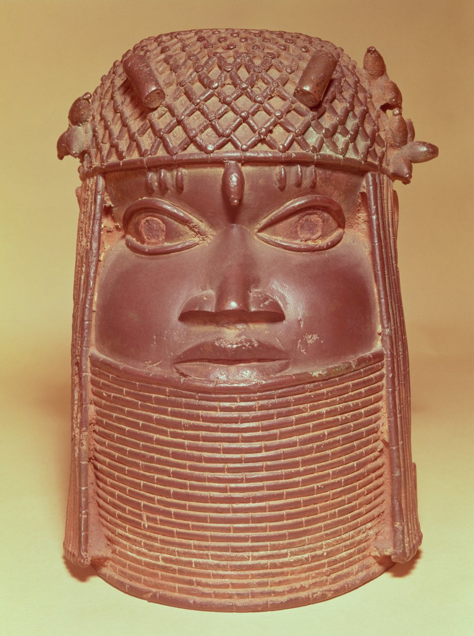 Benin maske (messing) av African