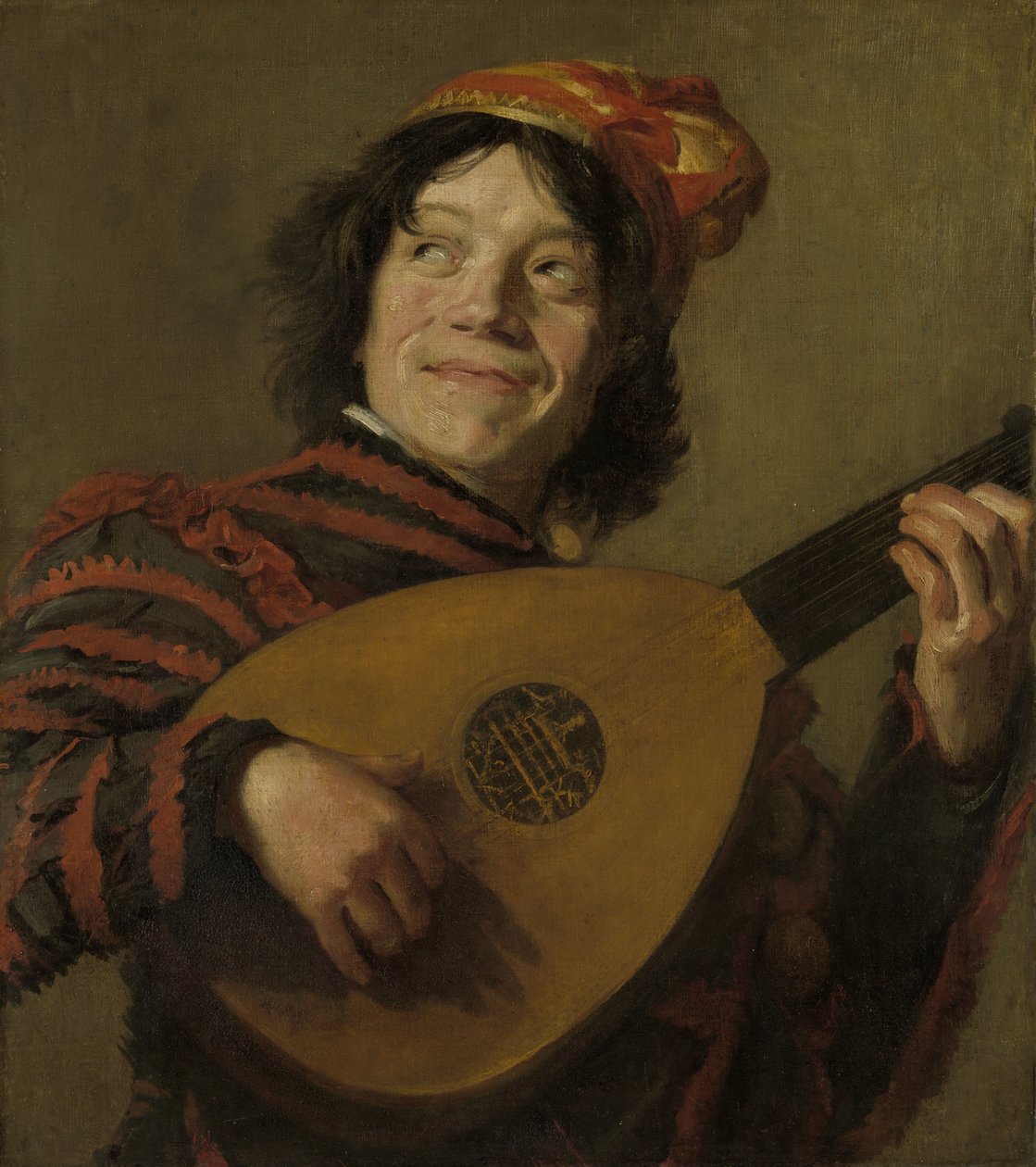 The Lute Player av After Frans Hals