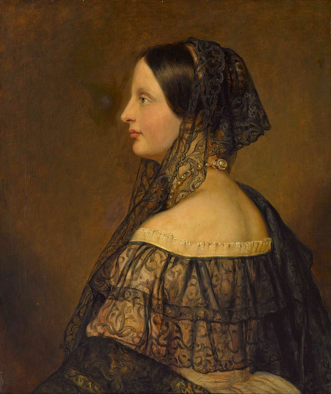 Prinsesse Auguste Ferdinande av Bayern, erkehertuginne av Østerrike-Toscana av Joseph Carl Stieler