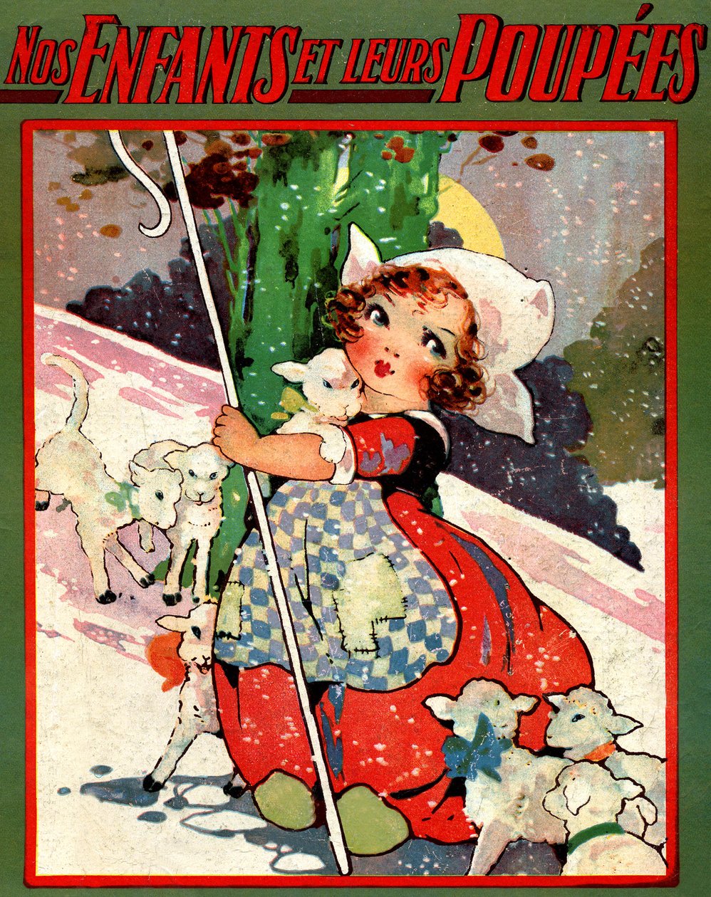 En liten gjeterinne, ca. 1920 (illustrasjon) av Agnes Richardson