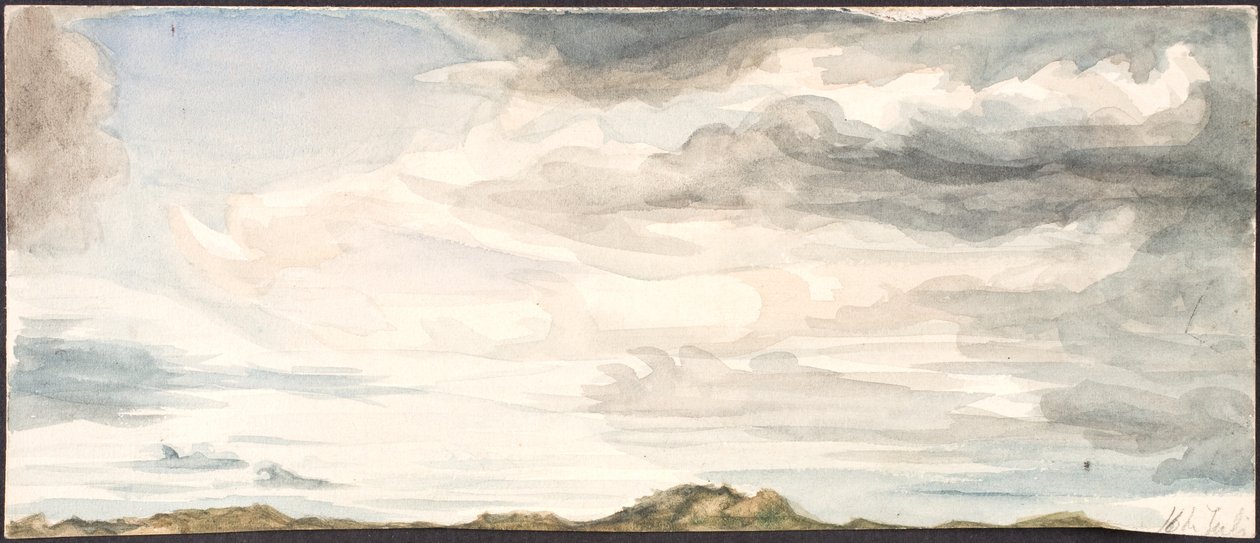himmelstudie av Agnes Slott Møller