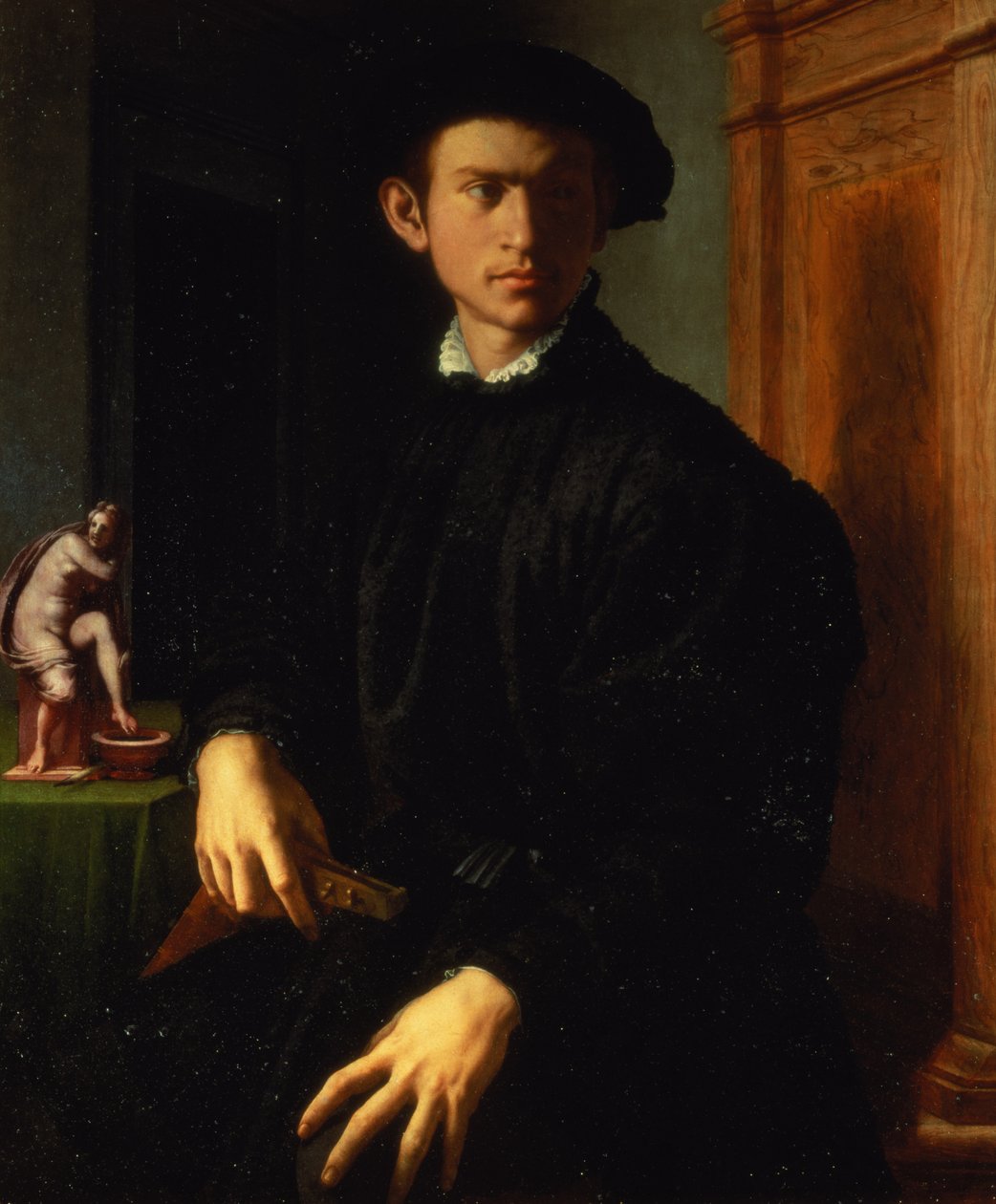 Portrett av en ung mann, ca. 1532-40 av Agnolo Bronzino
