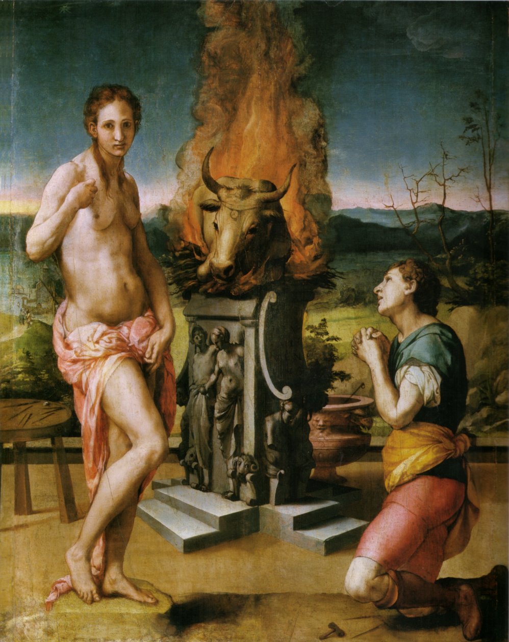 Pygmalion og Galathea av Agnolo Bronzino