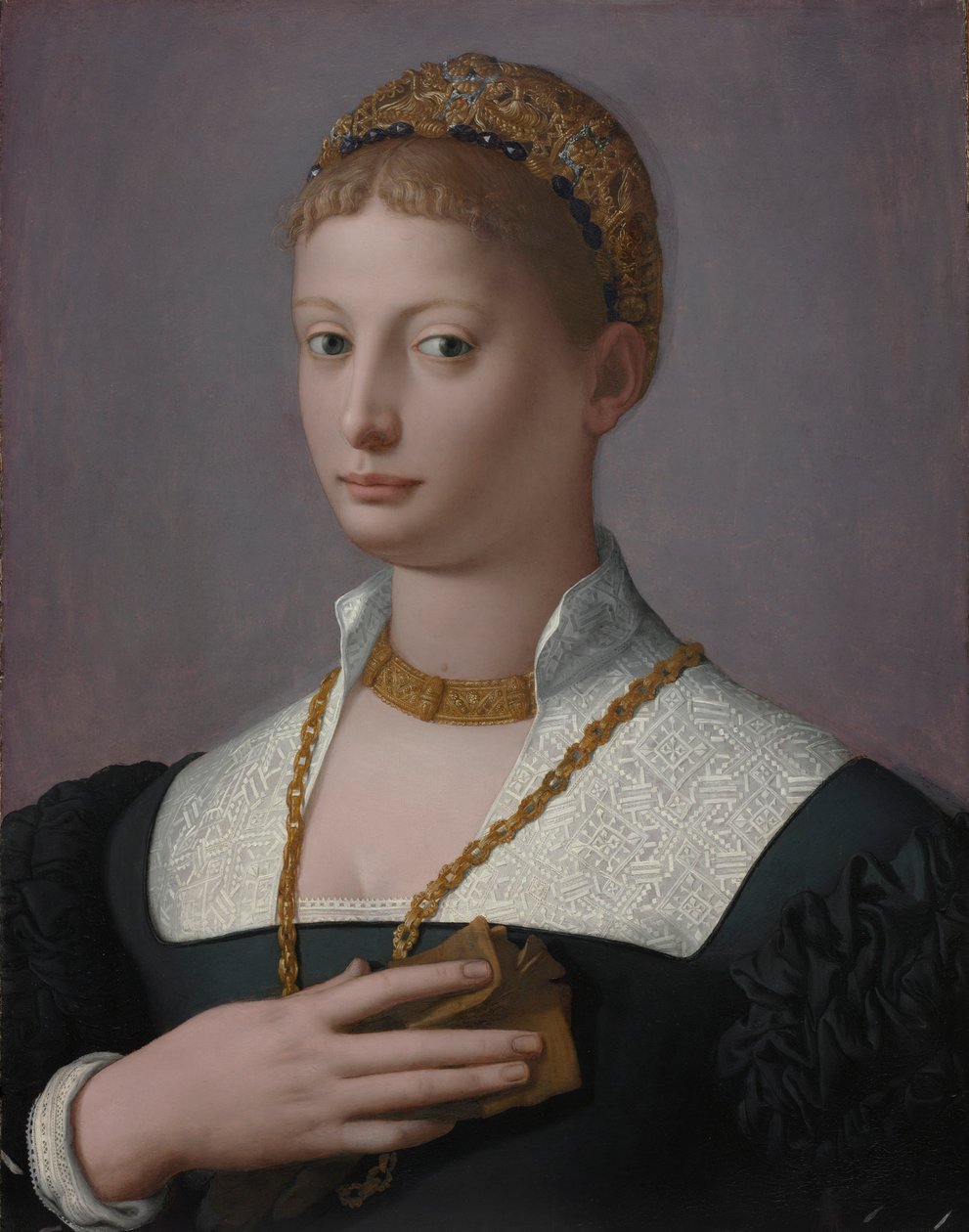 Portrett av en kvinne, ca. 1550. av Agnolo Bronzino