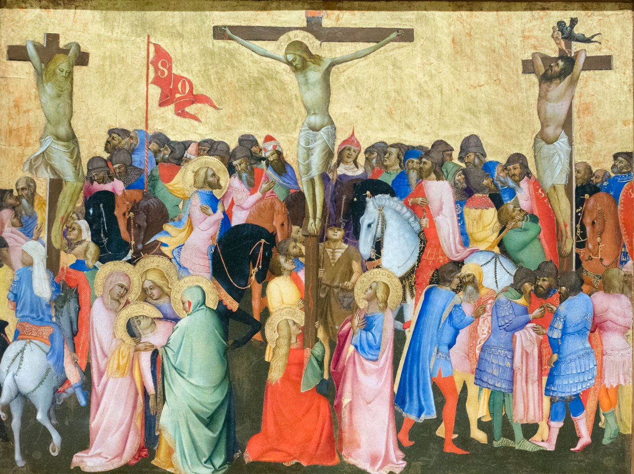 Korsfestelse av Agnolo Gaddi