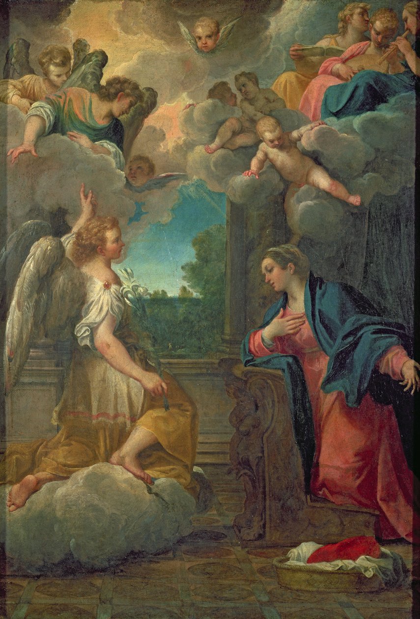 Kunngjøringen av Agostino Carracci