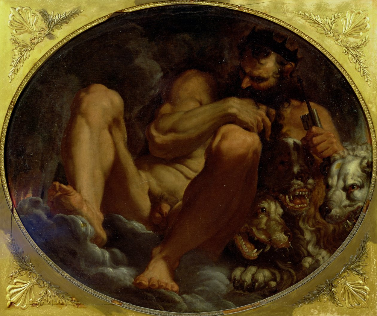 Pluto av Agostino Carracci