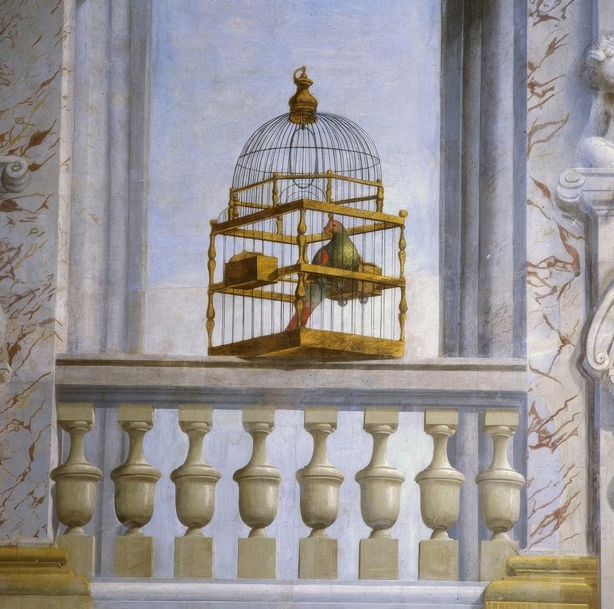 Rom, Palazzo Spada. Møtesalen av Agostino Mitelli