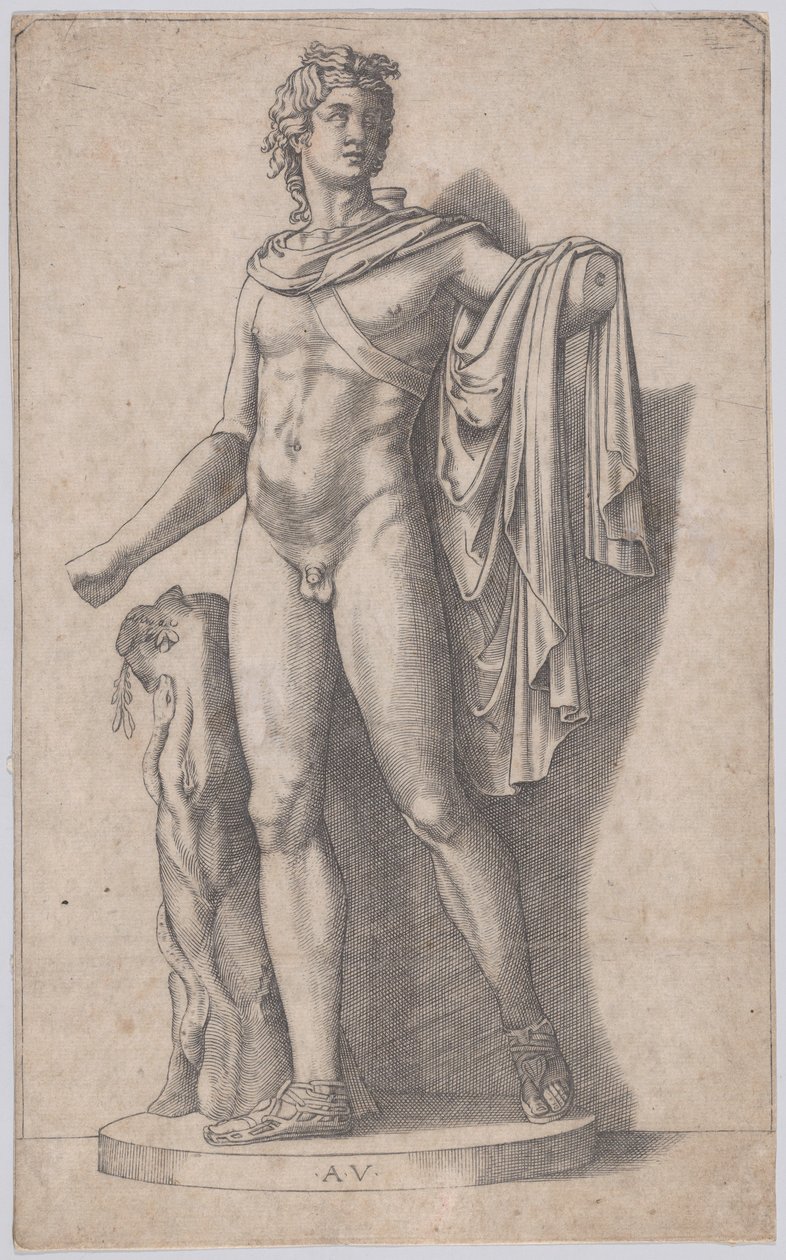 Apollo, ca. 1514-36.    1185016   no       norwegian Successfully Translated  Original: Part of the Entrance of the Polish Legation L and M, 1633. Translat: Part of the Entrance of the Polish Legation L and M, 1633. 1208396 no norwegian Successfully Transl av Agostino Veneziano