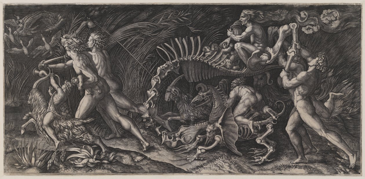 Ådslet ("Lo Stregozzo") av Agostino Veneziano