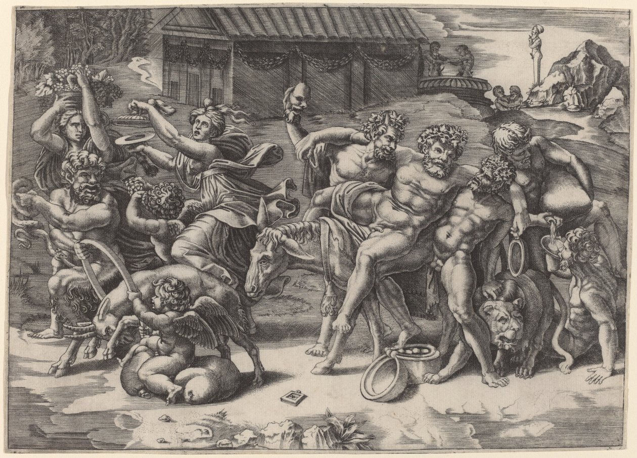 Silenus-marsjen av Agostino dei Musi