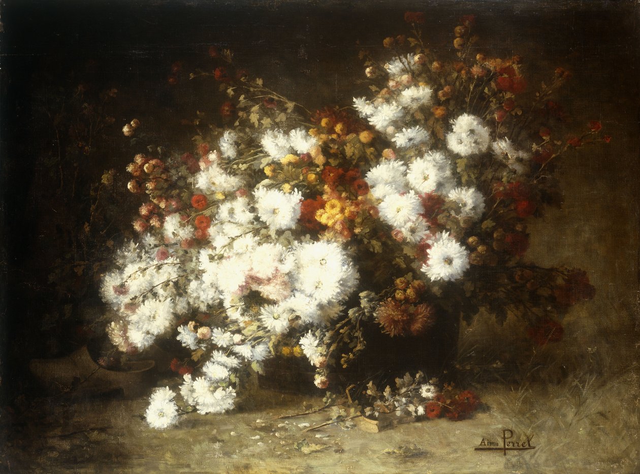 Stilleben av blomster av Aime Perret