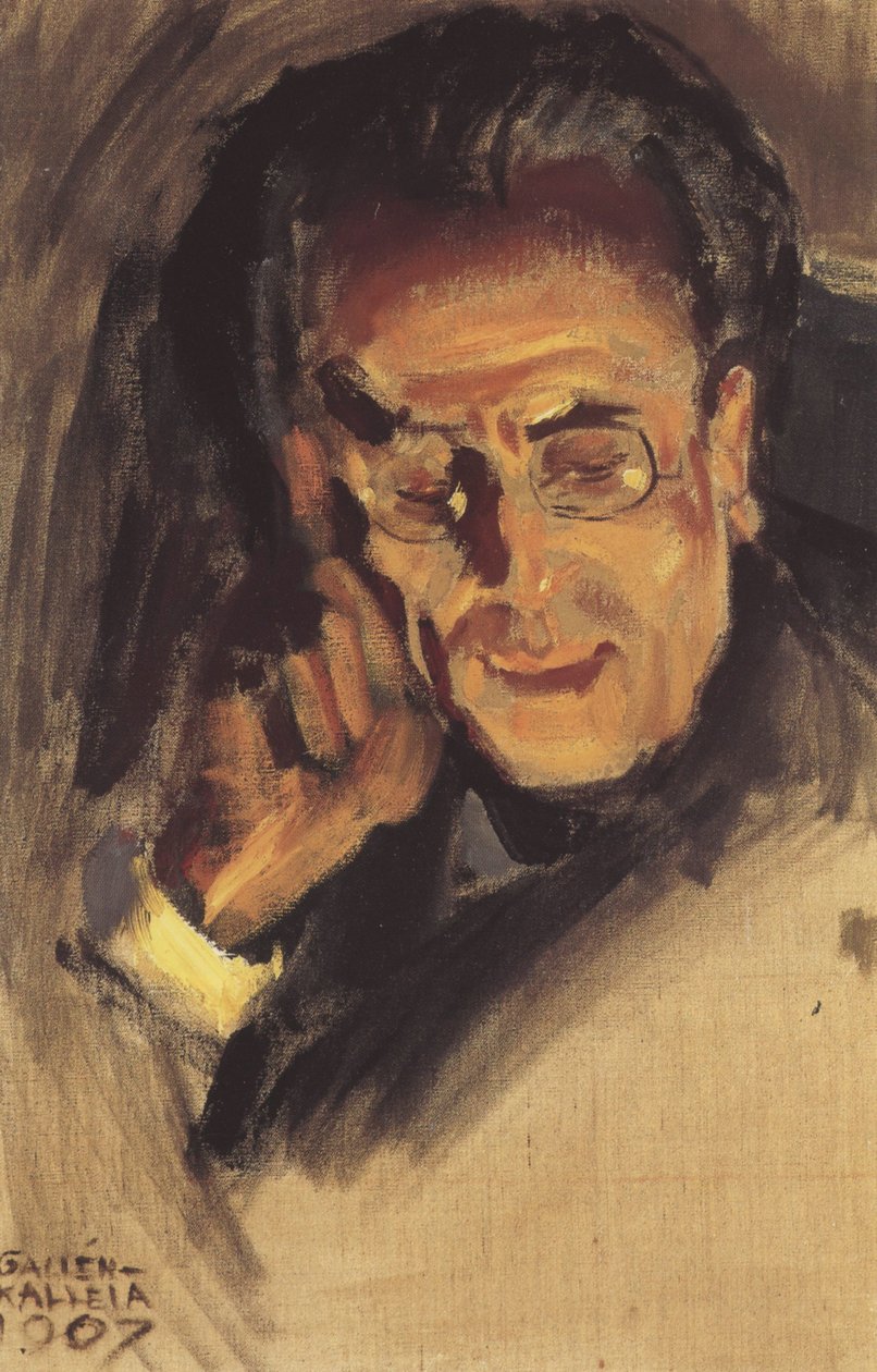 Portrett av Gustav Mahler, 1907 av Akseli Gallen Kallela