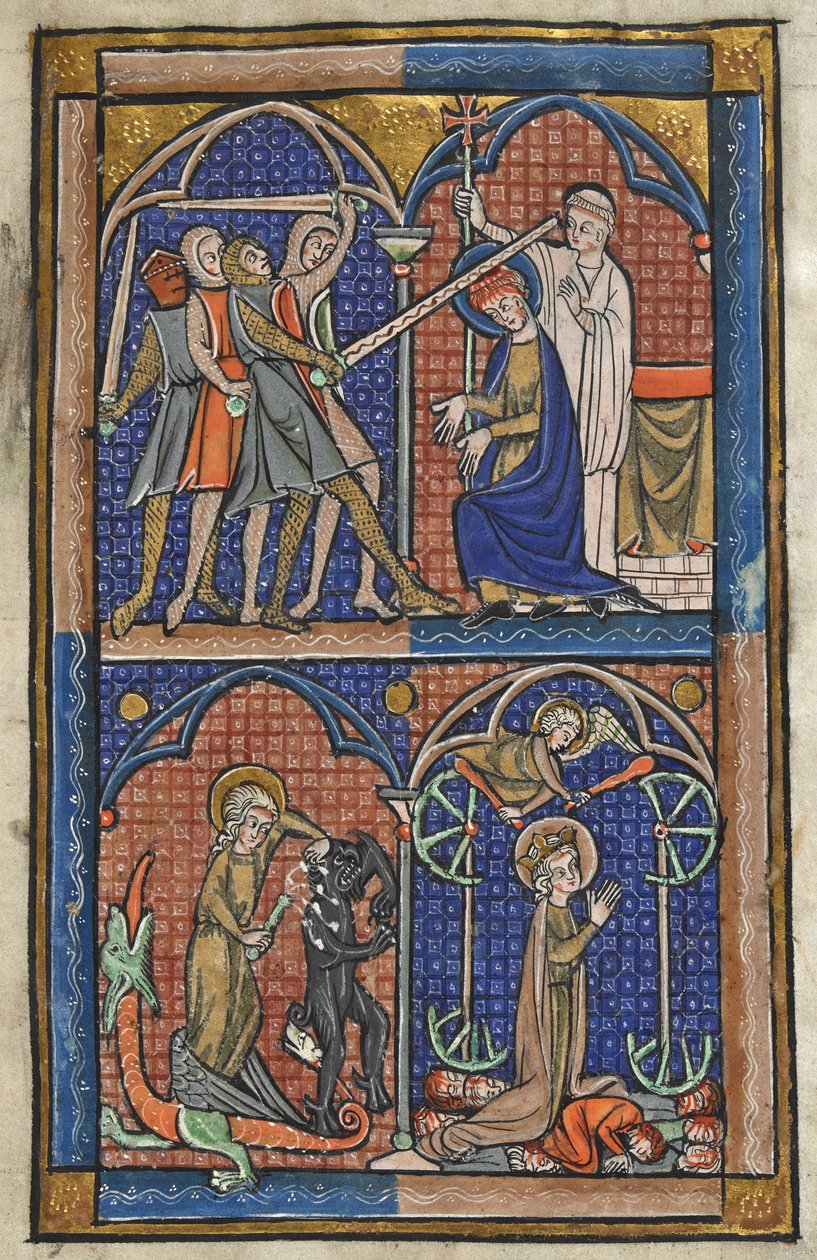 Christian Martyrs, sent på 1200-tallet (miniatyr) av Alan Strayler