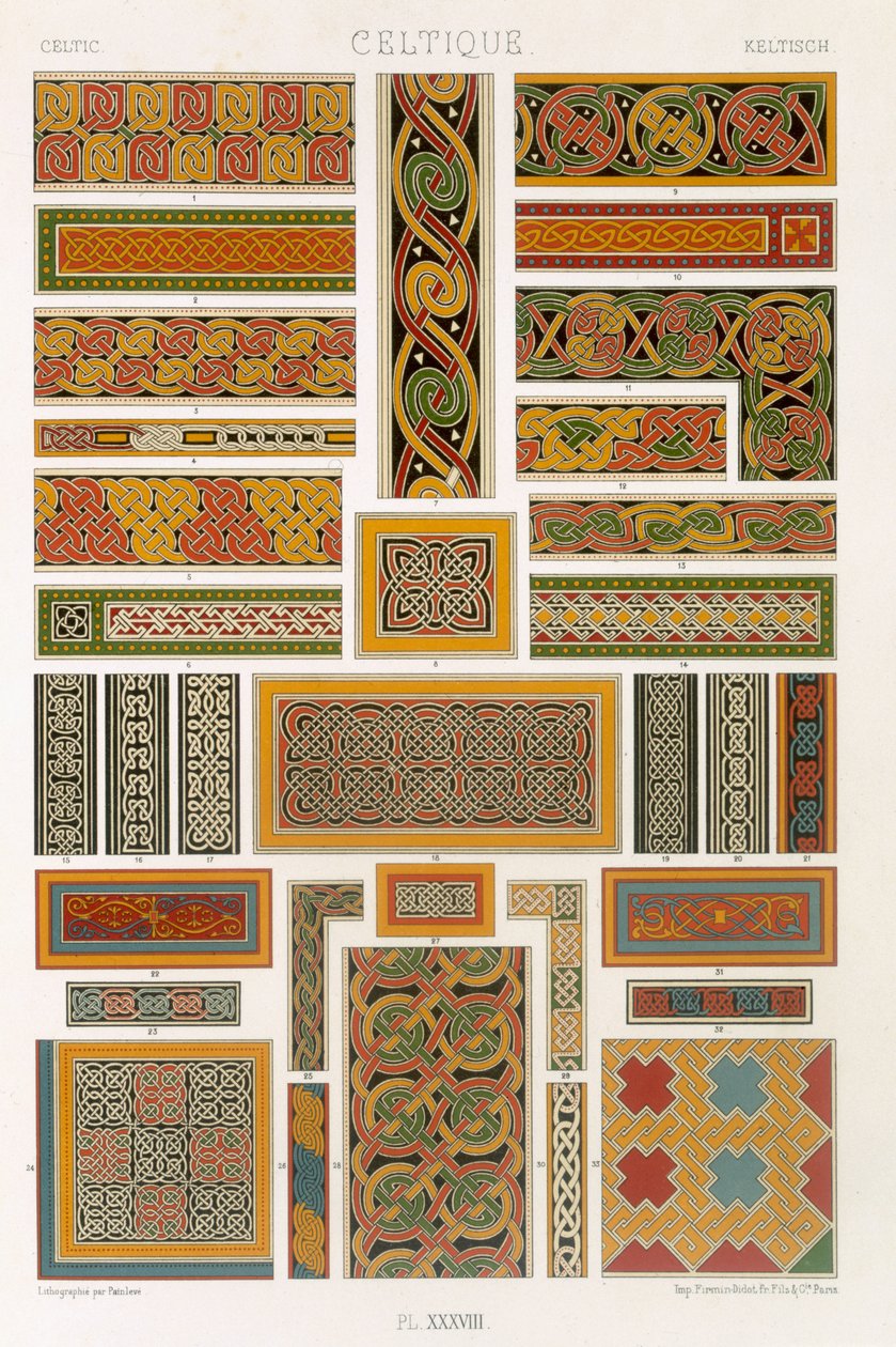 Celtic Style, plate XXXVIII fra 