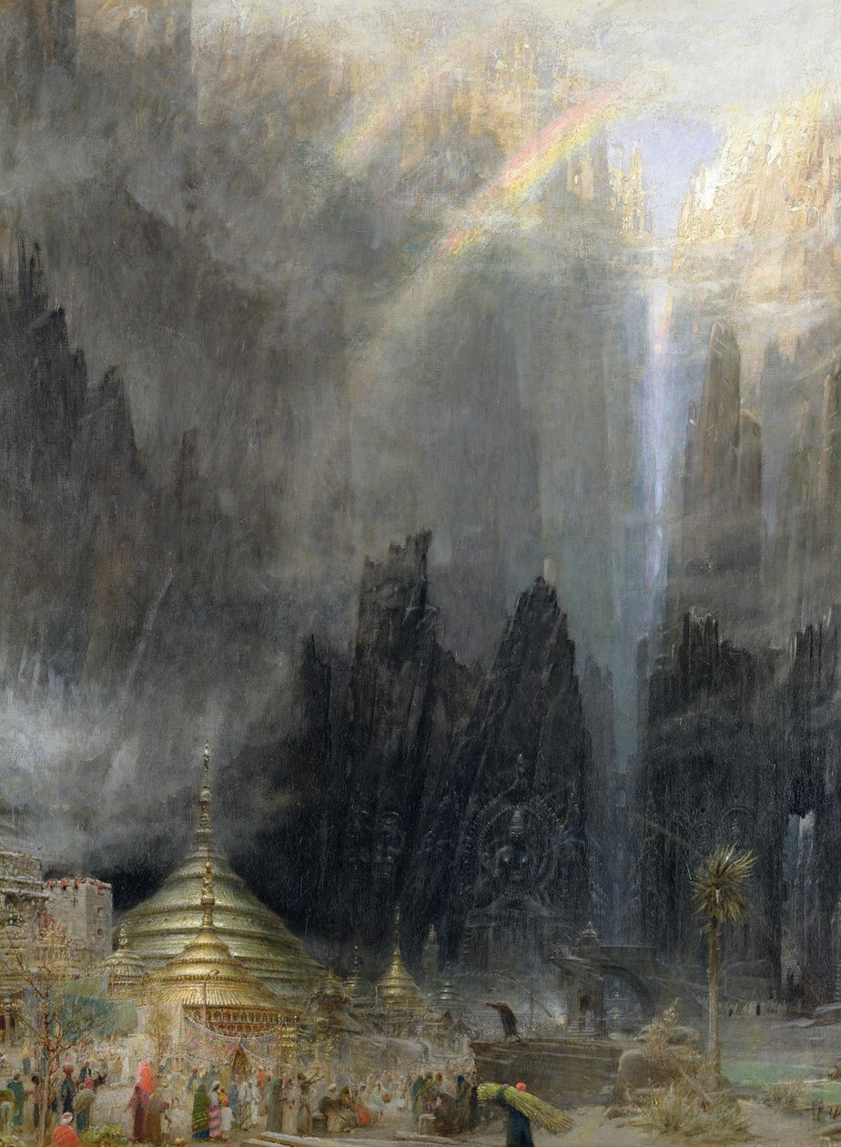 Under verdens tak, 1897 av Albert Goodwin