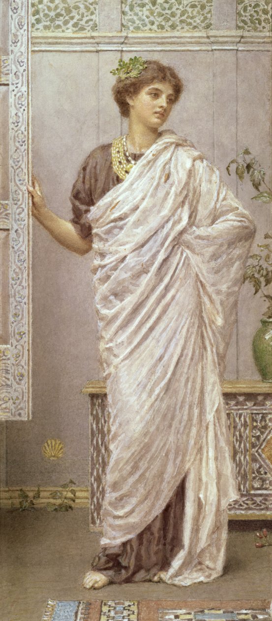 Dør til en garderobe av Albert Joseph Moore
