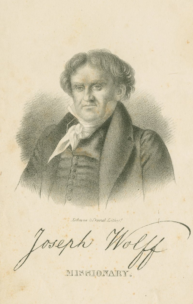 Joseph Wolff, misjonær, 1835 av Albert Newsam