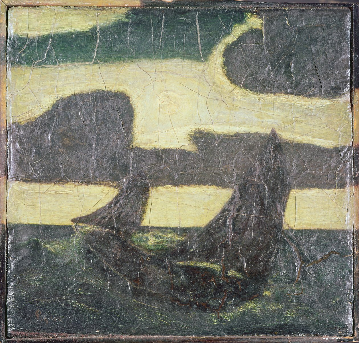 Seilbåter av Albert Pinkham Ryder