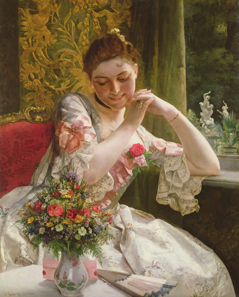 Buketten (ca. 1880) av Albert Raudnitz