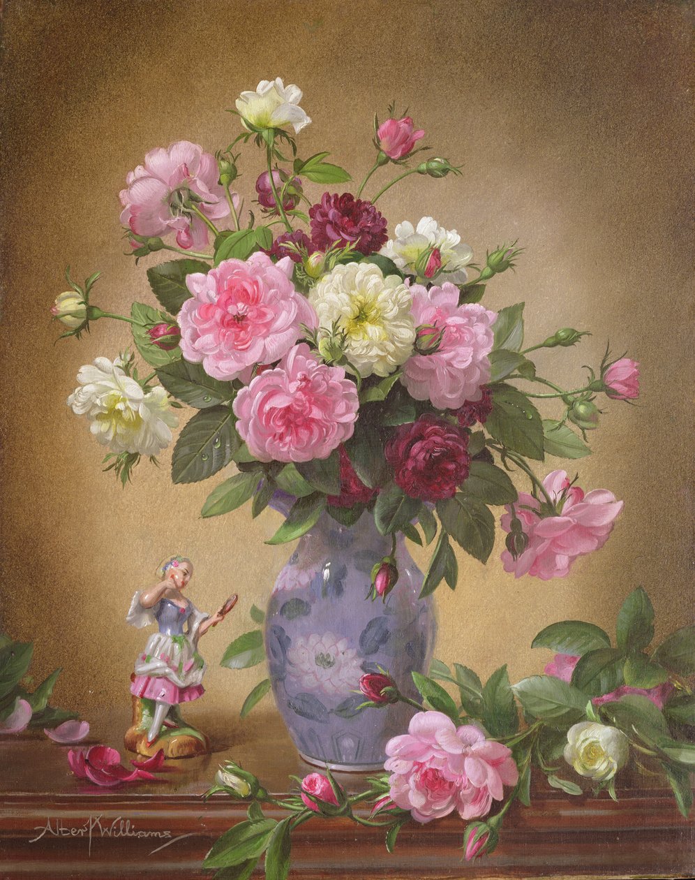 AB292 Romantic Roses of Yesteryear av Albert Williams