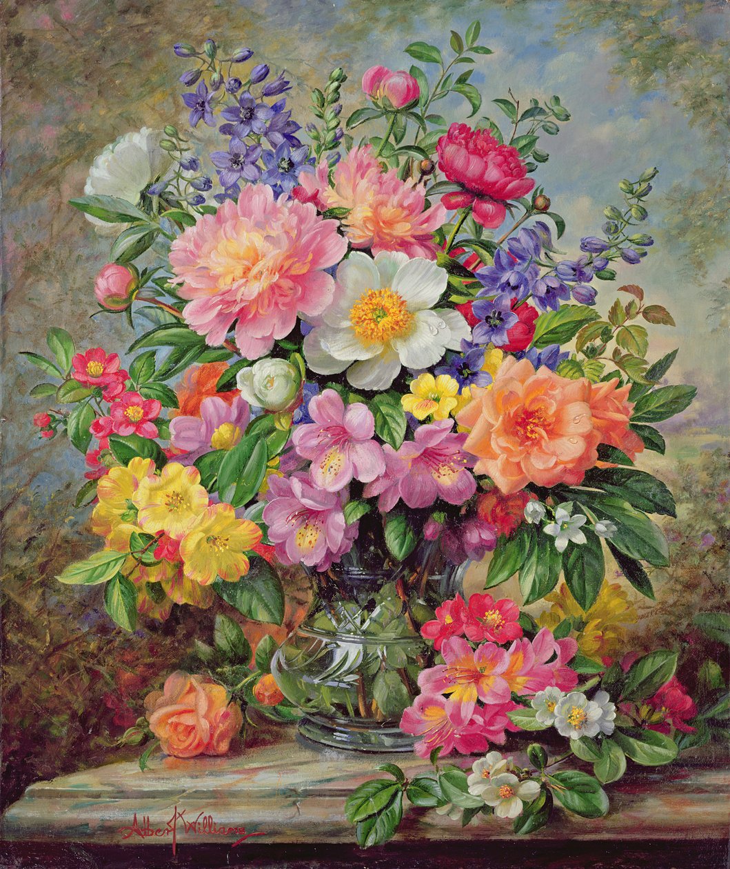 Juniblomster i utstråling av Albert Williams