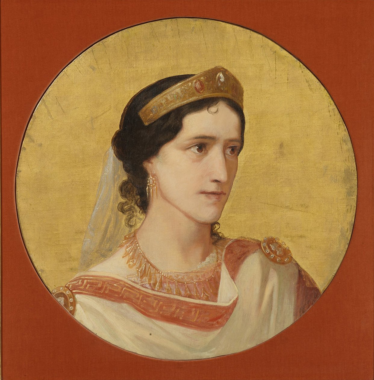 Elisa Rachel som Phèdre av Albert Anker