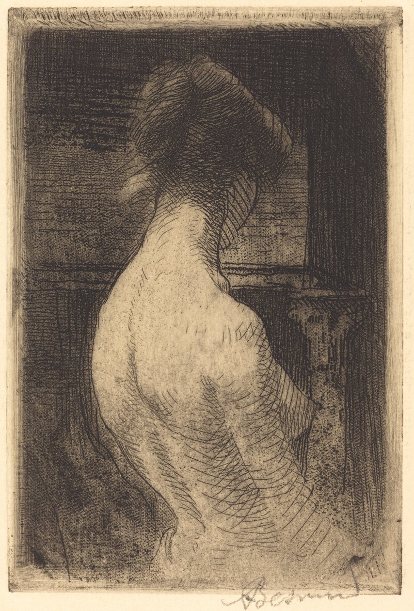 Baksiden av en kvinne (Dos de Femme) av Albert Besnard