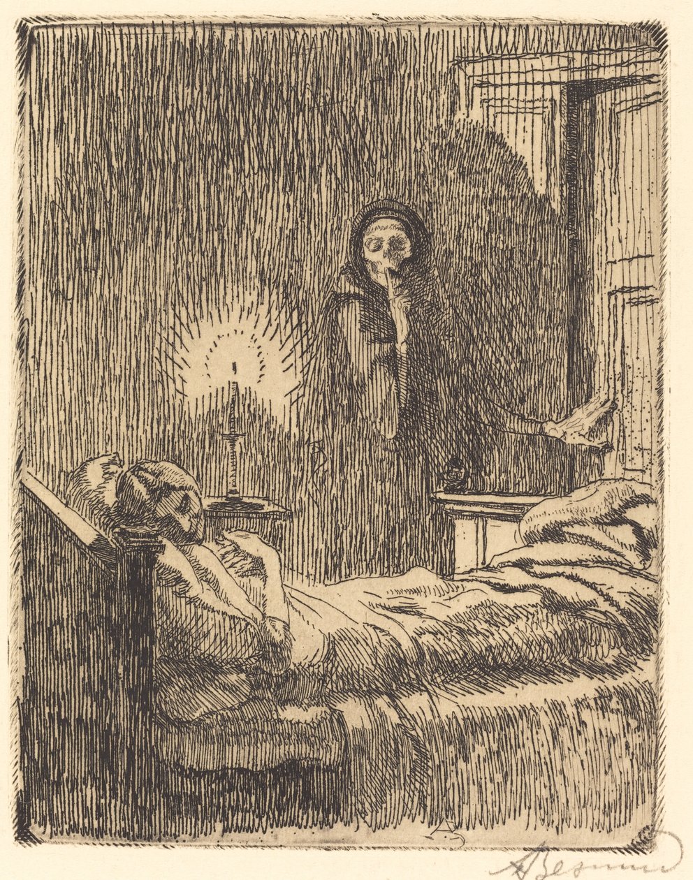Diskret av Albert Besnard